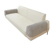 Funda Pasamanos Sofa 1 Juego de 2 Fundas elásticas Suaves for reposabrazos sofá, protegen Sus Muebles y mejoran la decoración su hogar(Light Grey)