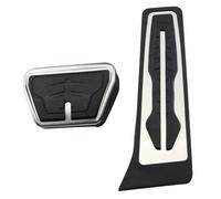 Funda Pedal Coche Para BMW Para X3 G01 2018-2022 Para X4 G02 2019-2021 Cubierta De Pedal Coche Acero Reposapiés Freno Muerto Acelerador Pedales Gas Pad(AT)
