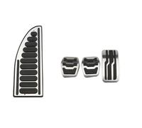 Funda Pedal Coche Para Ford Para Focus 2 3 4 MK2 MK3 MK4 RS ST 2005-2023 Para Kuga Para Escape 2009-2020 AT MT Pedal De Coche Cubierta Pedales Freno Gas(4Pcs MT with rest)