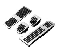 Funda Pedal Coche Para Mazda 2 3 BM 6 GJ Para CX-5 CX3 CX8 CX9 2012-2024 Accesorios De La Cubierta Del Pedal Freno Combustible Pie Coche(RHD MT 4pcs Silver)