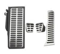 Funda Pedal Coche Para Skoda Para Superb Pedales Coche LHD Acero Inoxidable Cubierta Pedal Apoyo Pie Freno Gas(MT with rest)