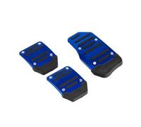 Funda pedal freno embrague Kit De Cubierta De Pedales Coche Transmisión Manual Accesorios Automáticos Universales(AZUL)
