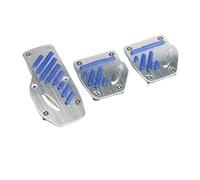 Funda pedal freno embrague Kit De Tapa De Pedales Para Coche Con Transmisión Manual Universal Accesorios De Pedales(Manual Blue)