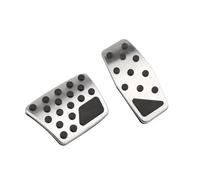 Funda Pedal Freno Embrague Para Jeep Para Compass 2018-2025 Para Renegade 2015 Cubiertas Pedal Coche Deportivo Metal Pedales Pie Acero Inoxidable(AT Without Foot)
