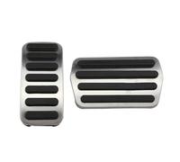 Funda Pedal Freno para Volvo para V40 XC40 C30 C70 S40 Acero Inoxidable AT MT Pedales Coche Acelerador Combustible Gas Pedal Freno Cubierta Almohadilla Antideslizante Pedales Coche(AT)