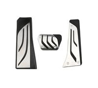 Funda Pedal Freno Para X3 F25 2011-2017 Para X4 F26 2014-2017 Pedales LHD Combustible Gas Freno Embrague Reposapiés Pedal Muerto Almohadilla Cubierta(AT With Rest)