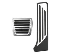 Funda pedal reposapiés Para Alfa Para Romeo Para Stelvio 2016-2023 LHD AT Protector Cubierta Pedal Freno Acelerador Gas Pedales Coche Cubierta(2piece AT Without Rest)