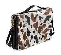 Funda Personalizada for Biblias, Libros De Texto, Práctico Protector De Libros Con Ranura for Bolígrafos Incorporada, Funda Portátil for Cuadernos Ideal for Viajes, Estudios, Culto(Pattern D,25.9CM)