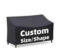 Funda personalizada para muebles de patio, a medida, impermeable, para todo tipo de clima, funda de protección para exteriores, para césped, sofá, resistente a la decoloración, resistente a la