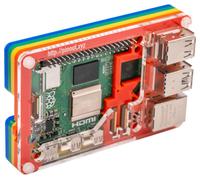 Funda Pibow Coupe 5 Para Raspberry Pi 5, Arcoíris - PIM678
