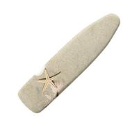 Funda Plancha 110X35 Ajustable Blanca del Desierto Cubierta De Tabla De Planchado Y Cinta Elástica Resellable,Refleja Calor para Planchado Rápido,Instalación Fácil