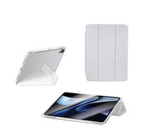 Funda Plegable 3+Y for Tablet, Compatible con Samsung Galaxy Tab S11 SM-X730 X736B 2025. Cubierta acrílica Transparente con Soporte y portalápices.(Gray)