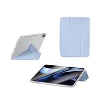 Funda Plegable 3+Y for Tableta Samsung Galaxy Tab S11 Ultra 14.6 SM-X930 2025, Cubierta acrílica Transparente con Soporte for bolígrafo(Sky Blue)