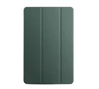 Funda Plegable con Soporte en Tres Partes Compatible con Samsung Galaxy Tab A11 Plus de 11 Pulgadas SM-X230/X236B 2025. Funda Trasera Inteligente de Silicona Suave.(Dark Green)