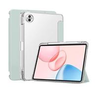 Funda Plegable de Piel sintética for Tablet Huawei Honor Pad 10 HEY3-W00 W10 de 12,1" (2025) con Soporte for lápiz y Cubierta Trasera de TPU.(Light Green)