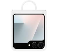 Funda plegable de silicona con anilla para Galaxy Z Flip 7 FE (blanca) - SAMSUNG