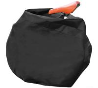 Funda plegable para bicicleta, a prueba de polvo, impermeable, tela Oxford, bolsa de almacenamiento para bicicletas de 16 a 22 pulgadas con correa para el hombro (plegable de 16 a 18 pulgadas)