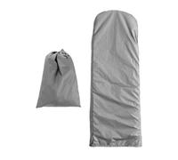 Funda plegable para escalera, impermeable, protector de bolsa de almacenamiento para el hogar, interior, exterior, jardín, parque, granja, césped, gris, 50 x 174 x 6,5 cm, 50 x 174 x 12 cm, color gris