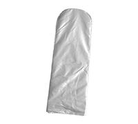 Funda plegable para escalera resistente a la intemperie, funda protectora para patio interior de granja, 50 x 6,5 x 124 cm, color plateado, 50 x 6,5 x 124 cm