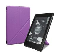 Funda Plegable para Kindle Paperwhite de 7 Pulgadas, 12ª generación 2024, Carcasa Ligera de Piel de PU con función de Despertador/Dormir automático y múltiples ángulos de visión (Morado)