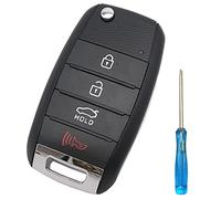 Funda Plegable para Llave de Control Remoto de Entrada sin Llave de 4 Botones para Kia Sorento Sportage Rio Soul Forte Optima Carens (1)