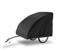 Funda plegable para remolque de bicicleta, cubierta para remolque de bicicleta, universal, cubierta impermeable para remolque de perros, cubierta impermeable para bicicleta 420d (140 x 88 x 92 cm)