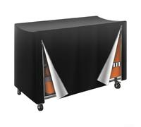 Funda plegable resistente para silla VEVOR, tela Oxford 210D impermeable y resistente al viento con cremalleras frontales dobles y cordón inferior para almacenamiento seguro de sillas al aire libre