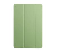 Funda Plegable Tipo Soporte for Tablet, Compatible con Samsung Galaxy Tab A11 de 8.7" SM-X130 X133 X135 2025. Cubierta Trasera de Silicona Suave Tipo Libro.(Matcha Green)