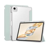 Funda Plegable Triple for Huawei Honor Pad X9a de 11,5 Pulgadas ELN2-W29 2025, con Tapa magnética y portalápices.(Light Green)