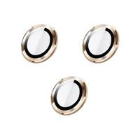 Funda Poética S22 Ultra Kit de película de preservación de Lentes de Alta definición, Resistente a los arañazos y Duradero, Protege la cámara de tu teléfono Inteligente Estuche 12 (Gold, One Size)