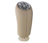 Funda Pomo cambios marcha Para D&acia Para Sandero Para Stepway II MK2 2013-2023 Perilla Cambio Marchas Palanca Cambios Palanca Cambios Caja Cambios(5 Speed Beige)