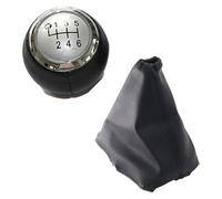 Funda Pomo cambios marcha Para T&oyota Para Verso 2009-2013 Cubierta De La Perilla De Cambio De La Palanca Cambios Manual Sobrecubierta Antipolvo(6 Speed Silver Set)