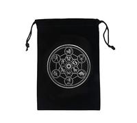 Funda porta cartas de tarot | Misteriosa funda para cartas de tarot de magia negra, bolsas de cartas de tarot duraderas para cartas de juego de mesa para adivinación de brujas, bor, Sección D,