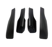 Funda portaequipajes Techo Compatible Con Toyota Para RAV4 XA30 2006-2012 4 Piezas Cubierta La Carcasa Portaequipajes Delantero Trasero Reemplazo Del Extremo Riel Barra Equipaje(Black)