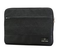 Funda portátil 15-15.6 Pulgadas Antracita-Negro - Johnny Urban de Lona Bolso para Ordenador portátil de 15" de DELL HP Acer ASUS Lenovo y Muchos Modelos más - 15" Notebook maletín de Lona de algodón
