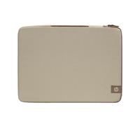 HP Funda Protectora para Portátil 15-16 Pulgadas, Acolchada Antigolpes, Resistente al Agua 600D, con Asa Retráctil y Bolsillo para Accesorios, Compatible con Laptop hasta 16", Color Marrón Claro