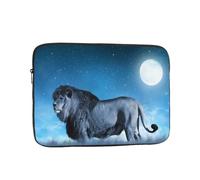 Funda portátil Lion on The Savannah de 17 Pulgadas Compatible con Air, para Hombres, Mujeres, Estudiantes universitarios y Escolares.