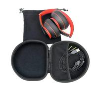 Funda portátil para auriculares con cremalleras suaves y función resistente a los golpes para modelo dedicado con soporte para auriculares de taquilla