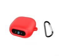 Funda portátil para auriculares Soundcore for Liberty 5 Pro - Funda de silicona flexible para llavero, organizador de viaje anticaídas, rojo