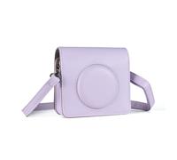 Funda portátil para cámara instantánea, estilo retro, piel sintética, funda de transporte de repuesto para Kodak C300R/Mini Shot 3 con correa ajustable para el hombro