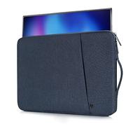 Funda portátil para Monitor de 18.5 Pulgadas, Bolsa de Almacenamiento de 18 Pulgadas Compatible con la mayoría de Bolsas de Transporte Grandes de 18.5 Pulgadas con Bolsillo, Azul Marino (17.5 x 11.8
