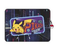 Pokémon- Funda para Portátil 15 Pulgadas, Maletín de Ordenador, Funda Protectora Portátil, Impermeable,Multicolor, Producto Oficial (CyP Brands)
