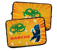 Funda Portátil y Tablet de Neopreno - Regalo Personalizado Con Nombre - Varios Tamaños - Dragon Ball