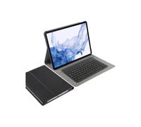 Funda portfolio "Luxe" AZERTY para Samsung Galaxy Tab S10+/S9+/S9 FE+, Negro