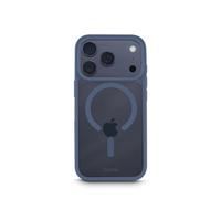 Funda pr portátil ""Frame Protect"" pr iPhone 17 Pro, magn., trsp., azul