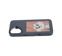 Funda Pro Max NFC compatible con imágenes personalizadas basadas en galería a través de una aplicación dedicada y un diseño ergonómico delgado (16 gris)