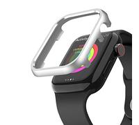 Funda Protector Compatible con Apple Watch SE 44mm, Bling Aluminio Ultrafino Duro Protector Carcasa Antiarañazos Cristal Brillante Fundas Cover Protectora Compatible con iWatch 44mm Series 4/5/6