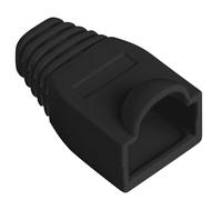Funda protectora lanberg plb - 1000 - bk para conector rj45 pack de 100 unidades negro