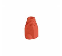 Funda protectora lanberg plb - 1000 - r para conector rj45 pack de 100 unidades rojo