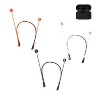 Funda protectora a prueba de golpes para auriculares Bluetooth Sony WF-1000XM6, funda duradera con cordón deportivo antipérdida de muñeca (blanco)